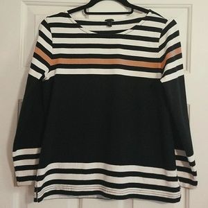 ❌SOLD❌ JC · Sailor Tee with Accent Stripe